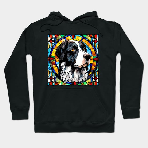 Stained Glass Stabyhoun Hoodie by Doodle and Things